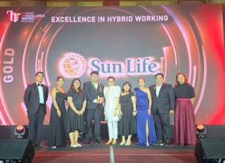 Sun Life recognized at HR Excellence Awards for commitment to employee experience and workplace excellence Sun Life HR team led by Michelle Cordero-Garcia, Chief Human Resources Officer of Sun Life Philippines